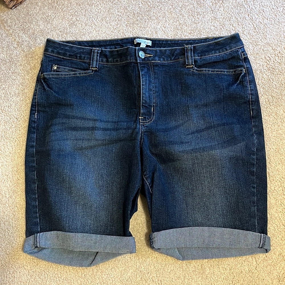 Fashion Bug denim Bermuda shorts